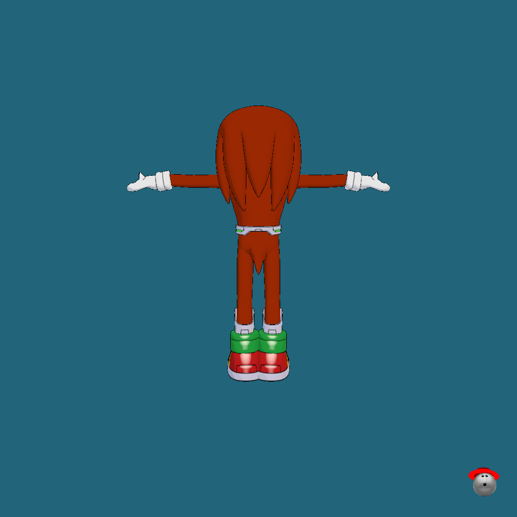 Knuckles the Echidna （Fortnite） - Back