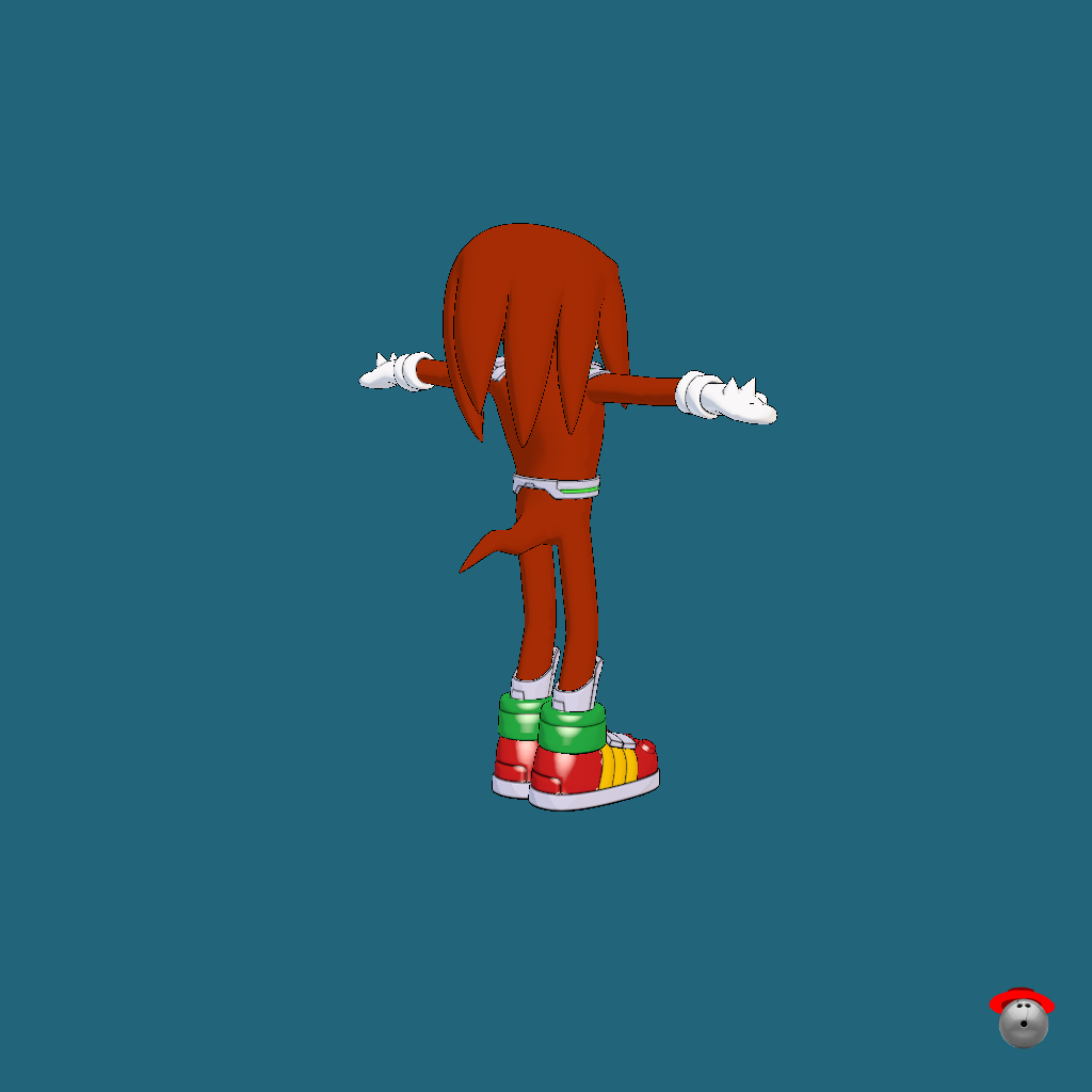 Knuckles the Echidna （Fortnite） - Back Right