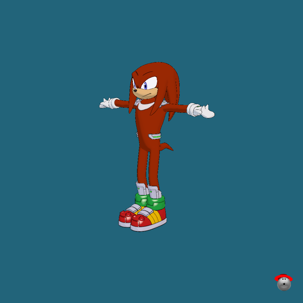 Knuckles the Echidna （Fortnite） - Front Left