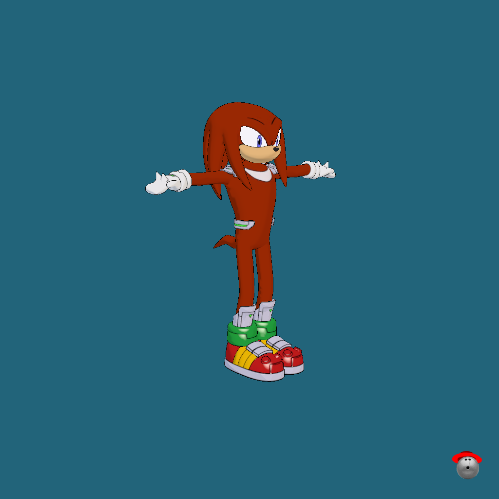 Knuckles the Echidna （Fortnite） - Front Right