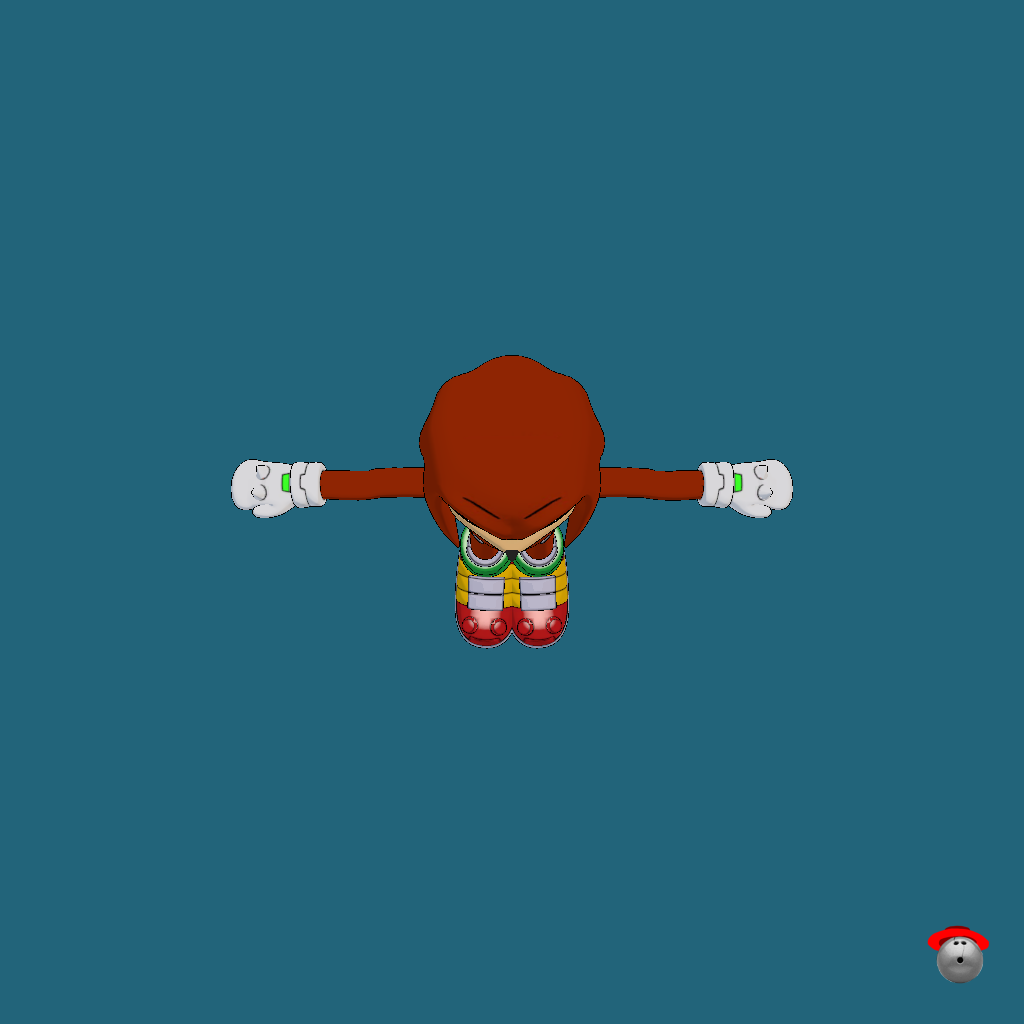 Knuckles the Echidna （Fortnite） - Straight Top