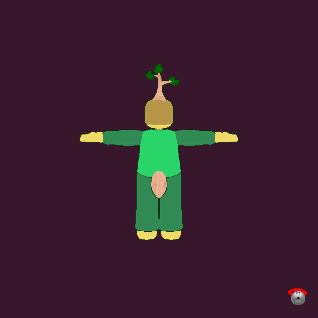Stickbabyluke stylized - Back