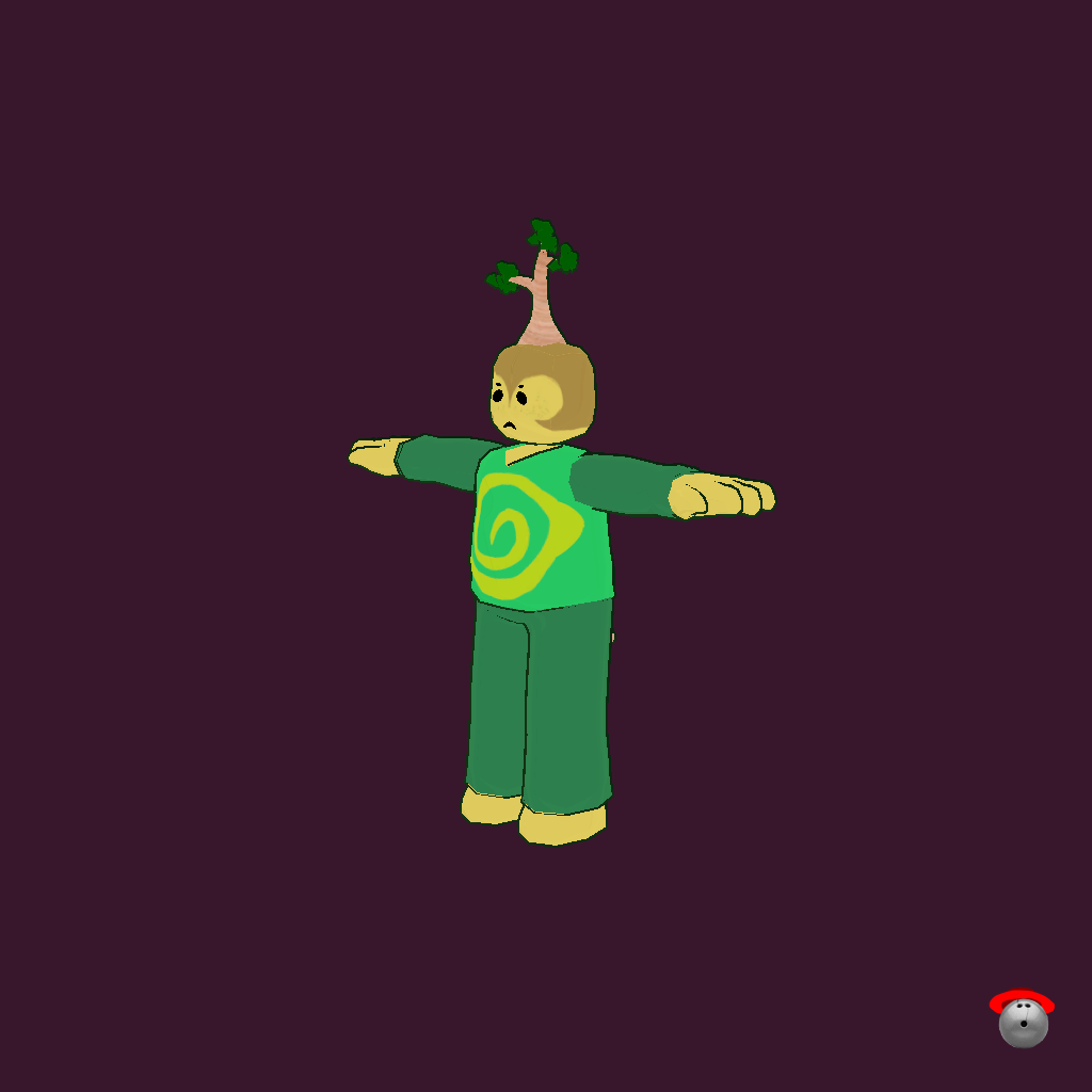 Stickbabyluke stylized - Front Left