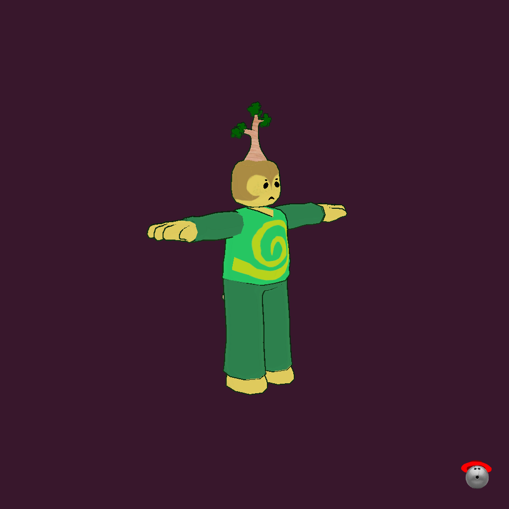 Stickbabyluke stylized - Front Right