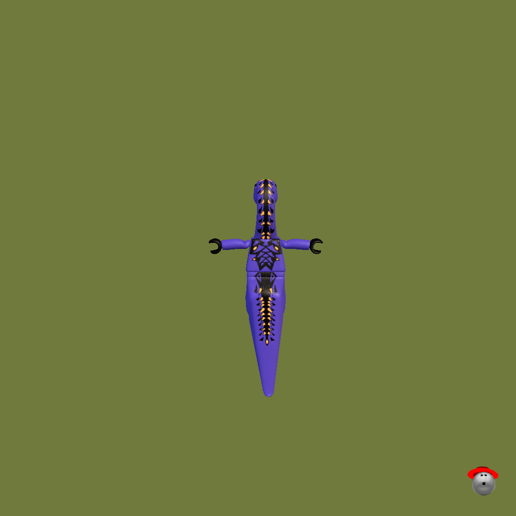 Pythor P․ Chumsworth - Ninjago - Back