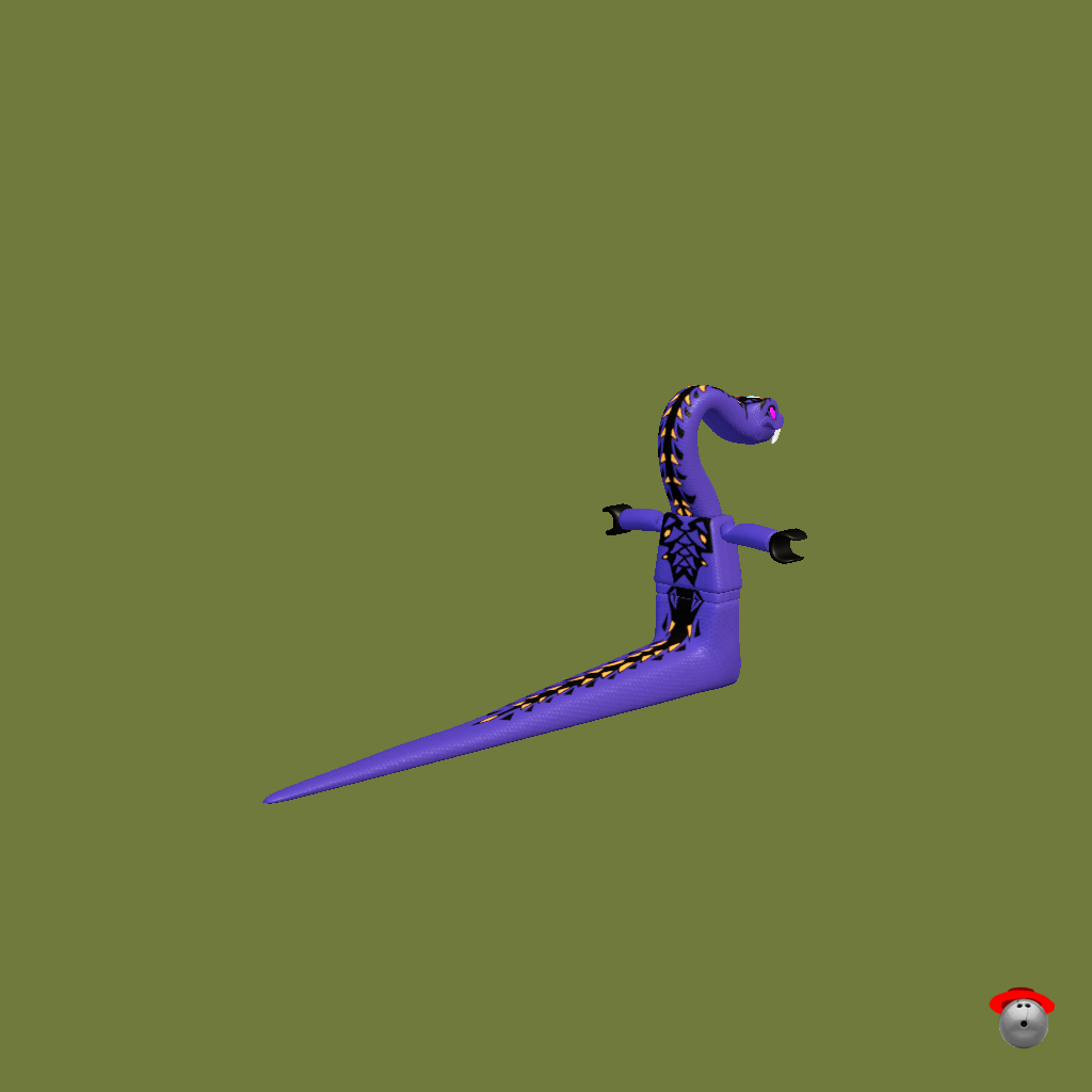 Pythor P․ Chumsworth - Ninjago - Back Right