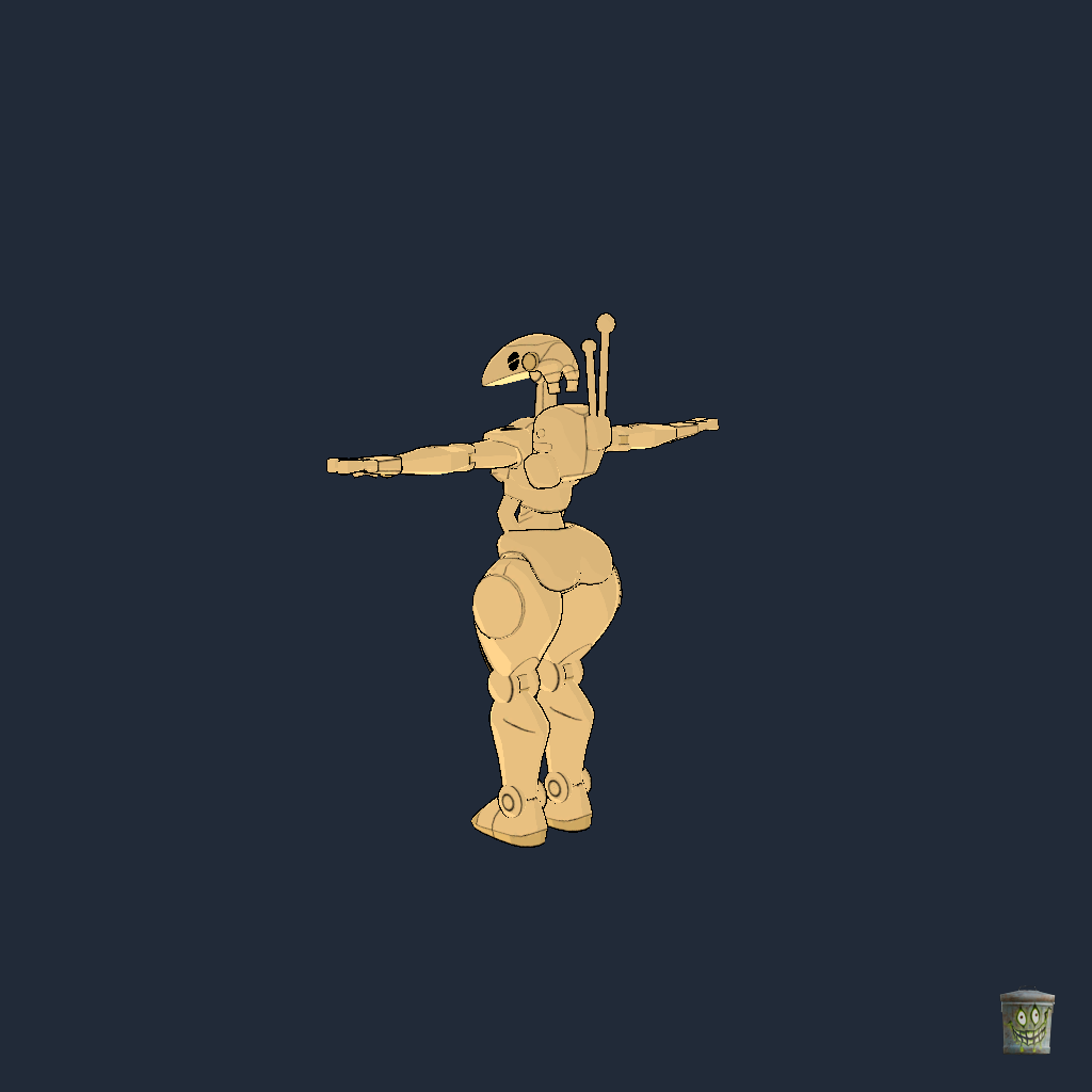 B1 Thicc Battle Droid - Back Left
