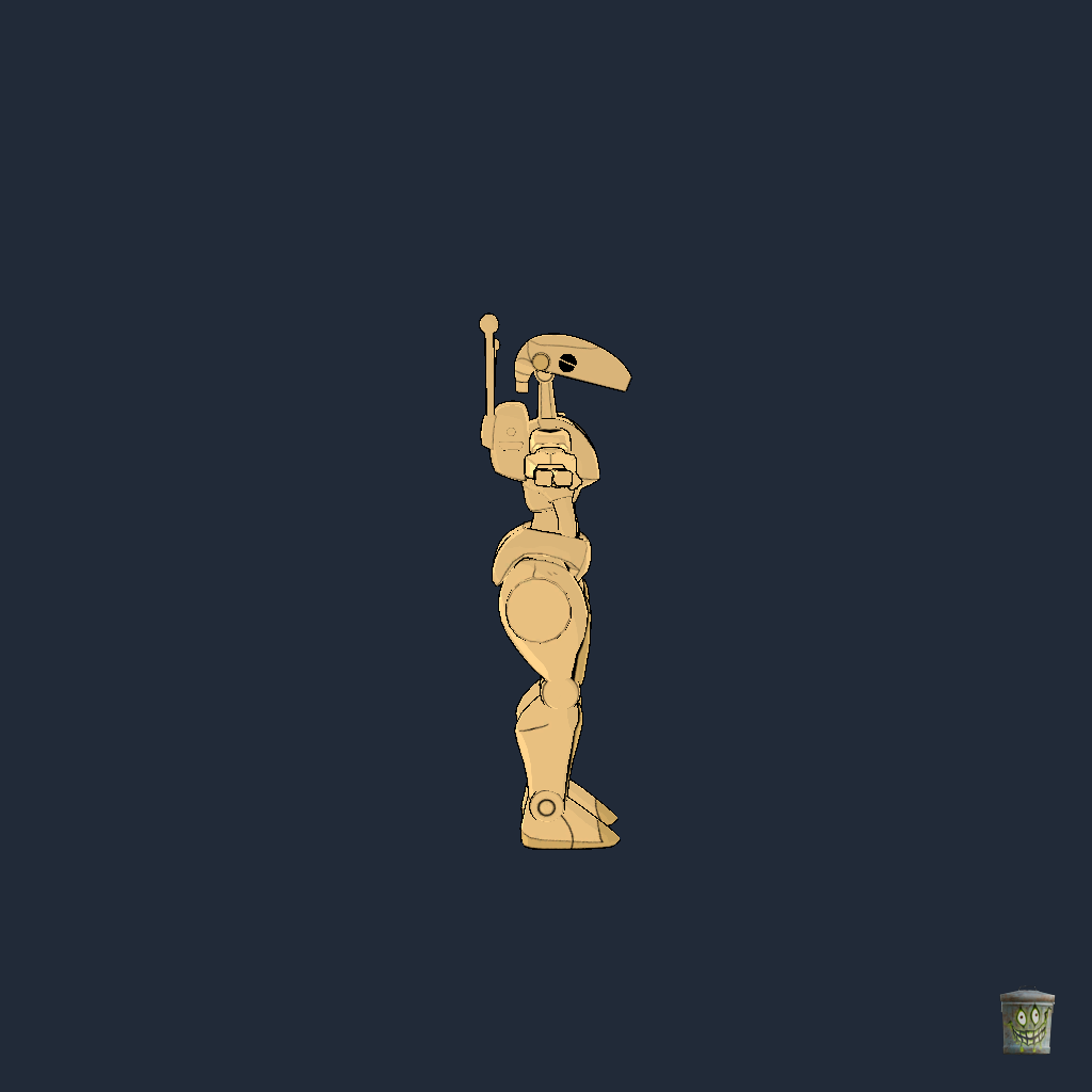 B1 Thicc Battle Droid - Right