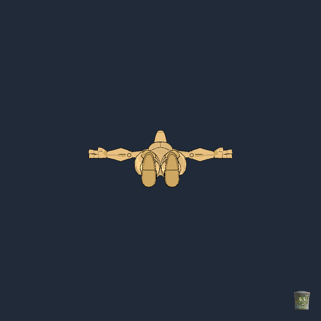 B1 Thicc Battle Droid - Straight Bottom