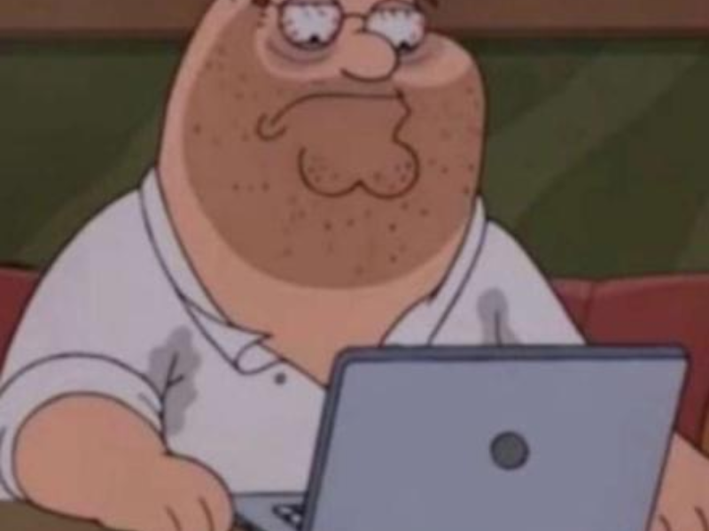 Traumatized peter griffin family guy