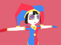 Pomni Low Poly Pal