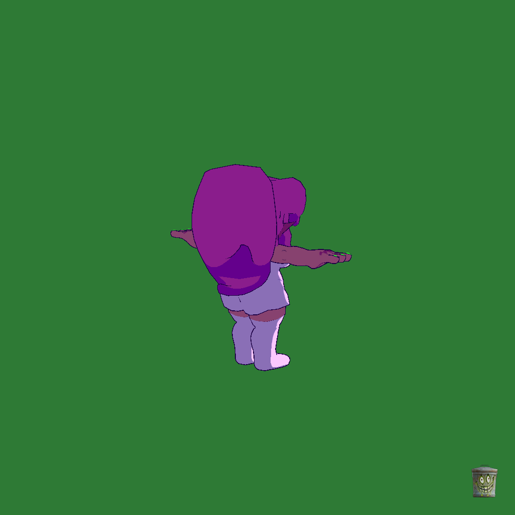 ［PUBLIC］ Semi-Stylized Shaya - Back Right
