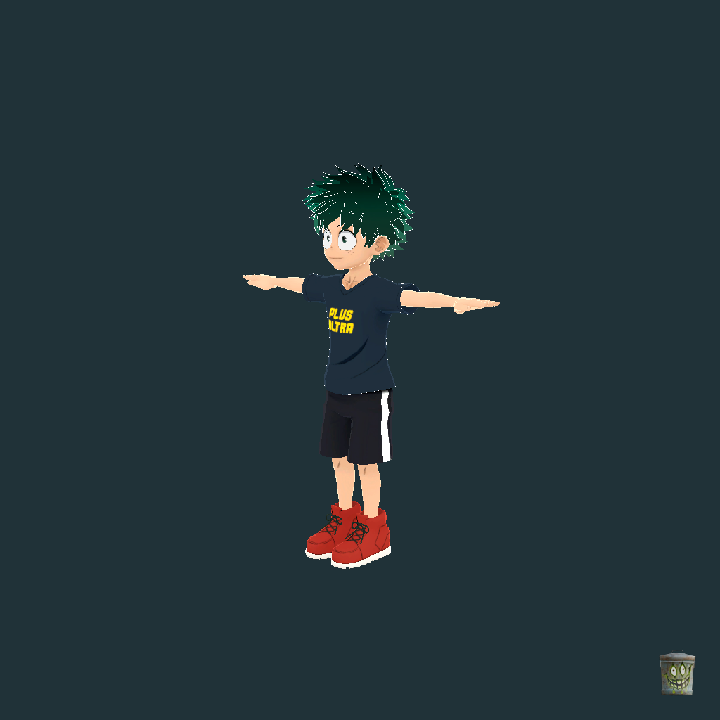 Kid Deku - Front Left
