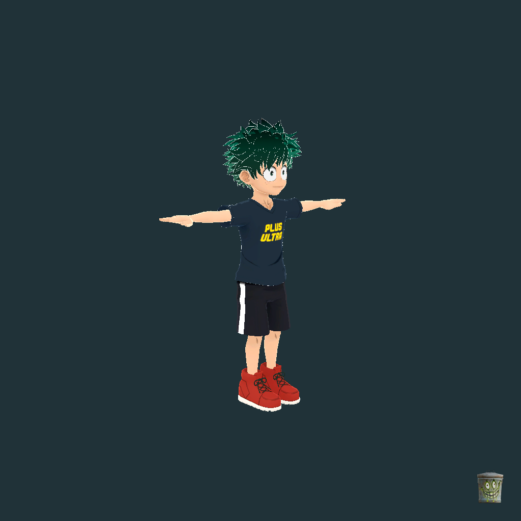 Kid Deku - Front Right