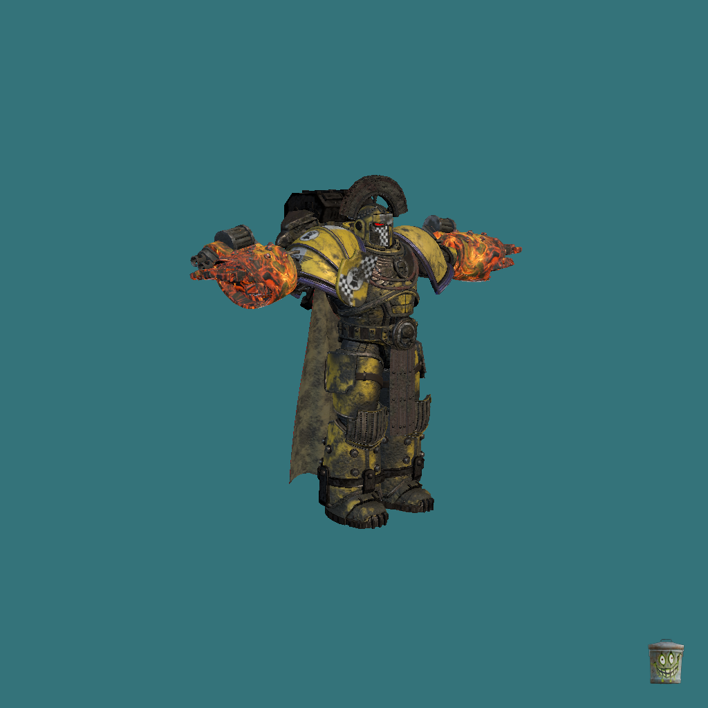 Imperial Fists 9th Company Captain - Front Right
