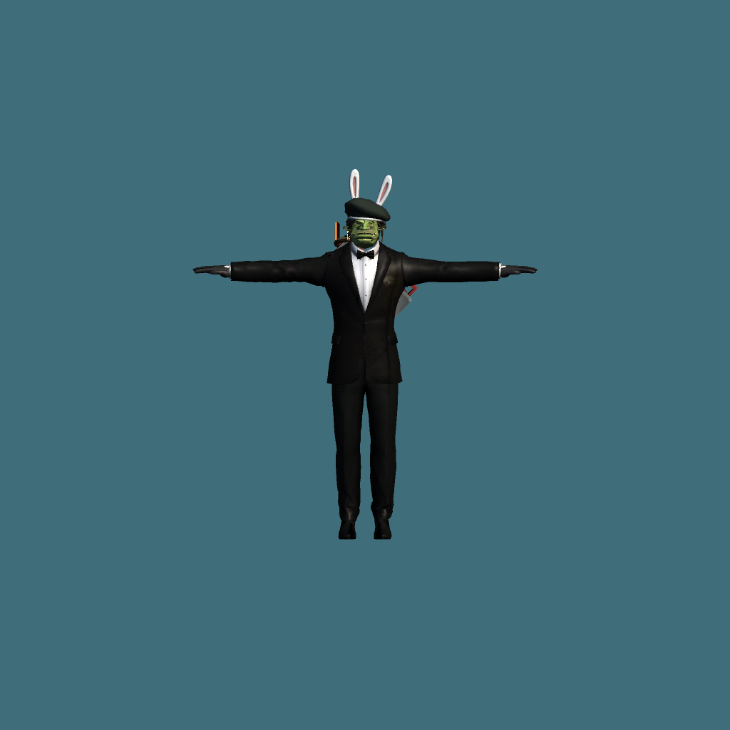 shrek in suit