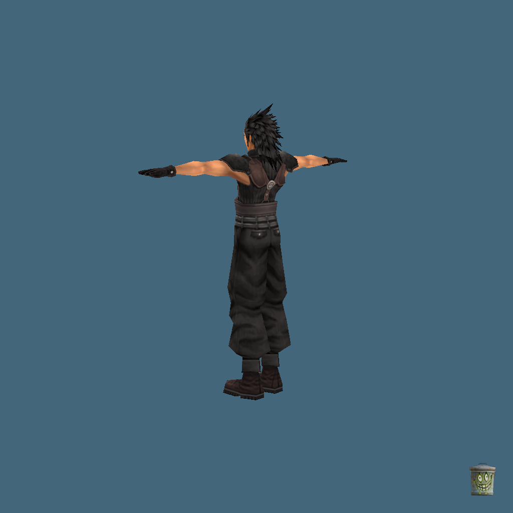 Zack Fair Cirsis Core （Quest） - Back Left