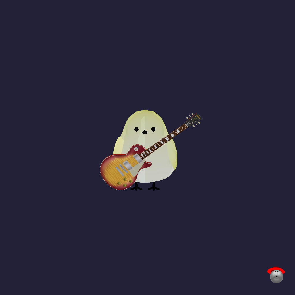 Guitar Birb - Front