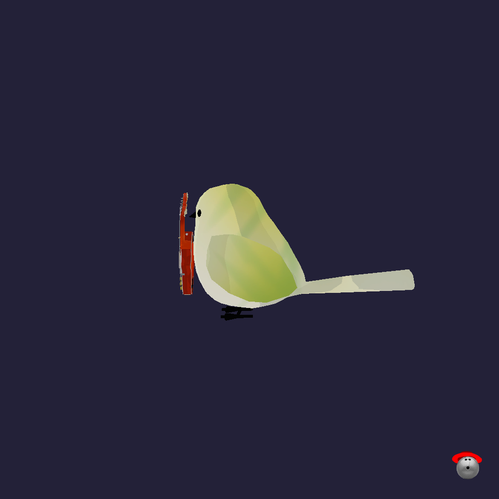 Guitar Birb - Left
