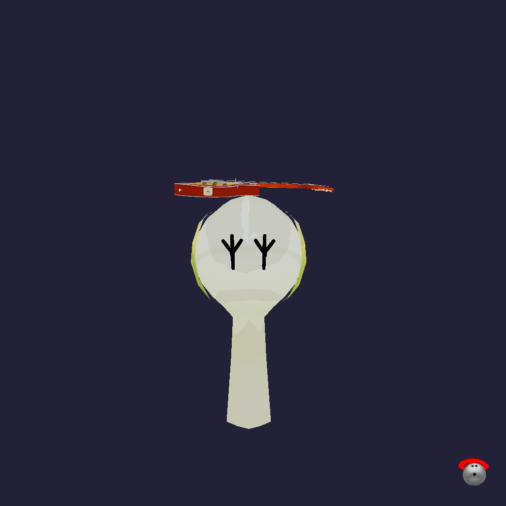 Guitar Birb - Straight Bottom