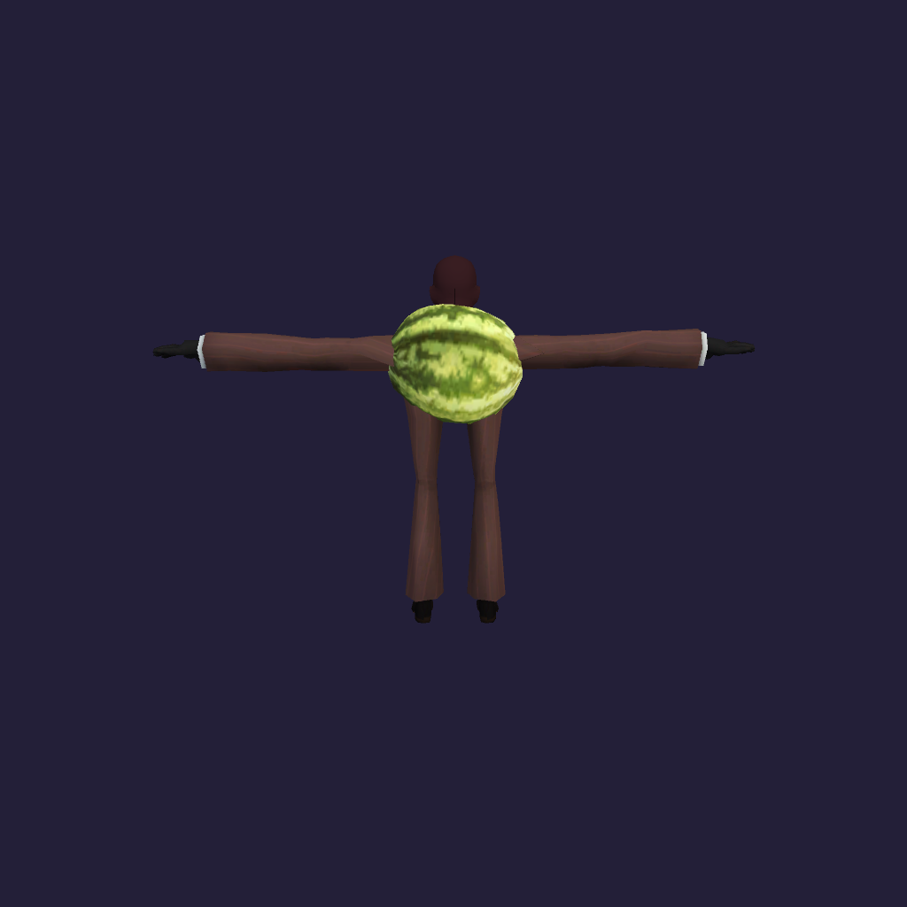 Spy Melon - Back