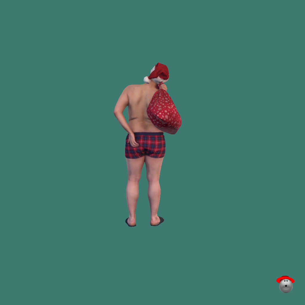 Good Christmas Morning - Back