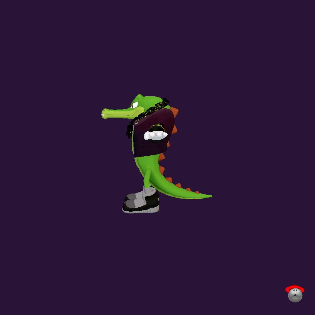 Vector the Crocodile - Left
