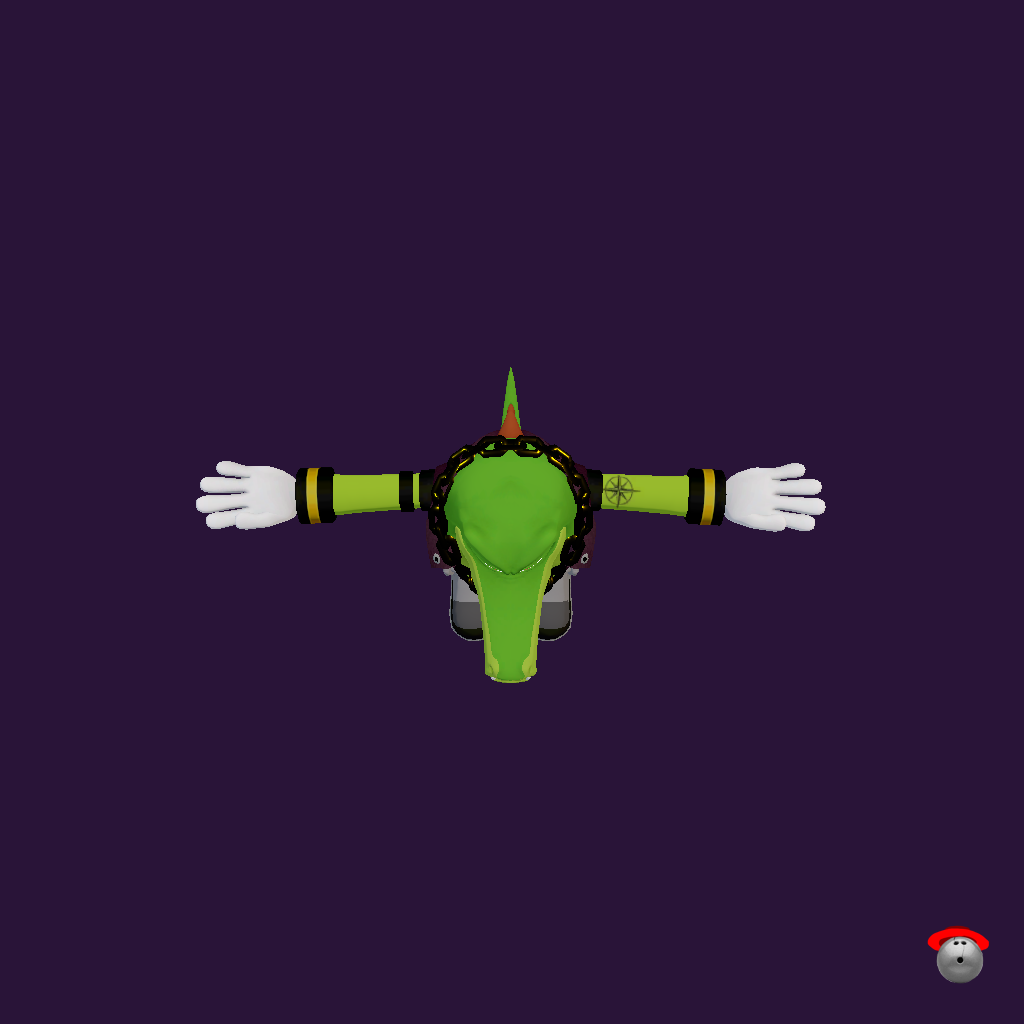 Vector the Crocodile - Straight Top