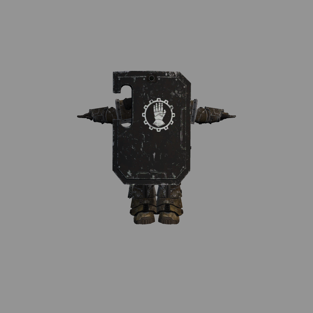 iron hands breacher - Back