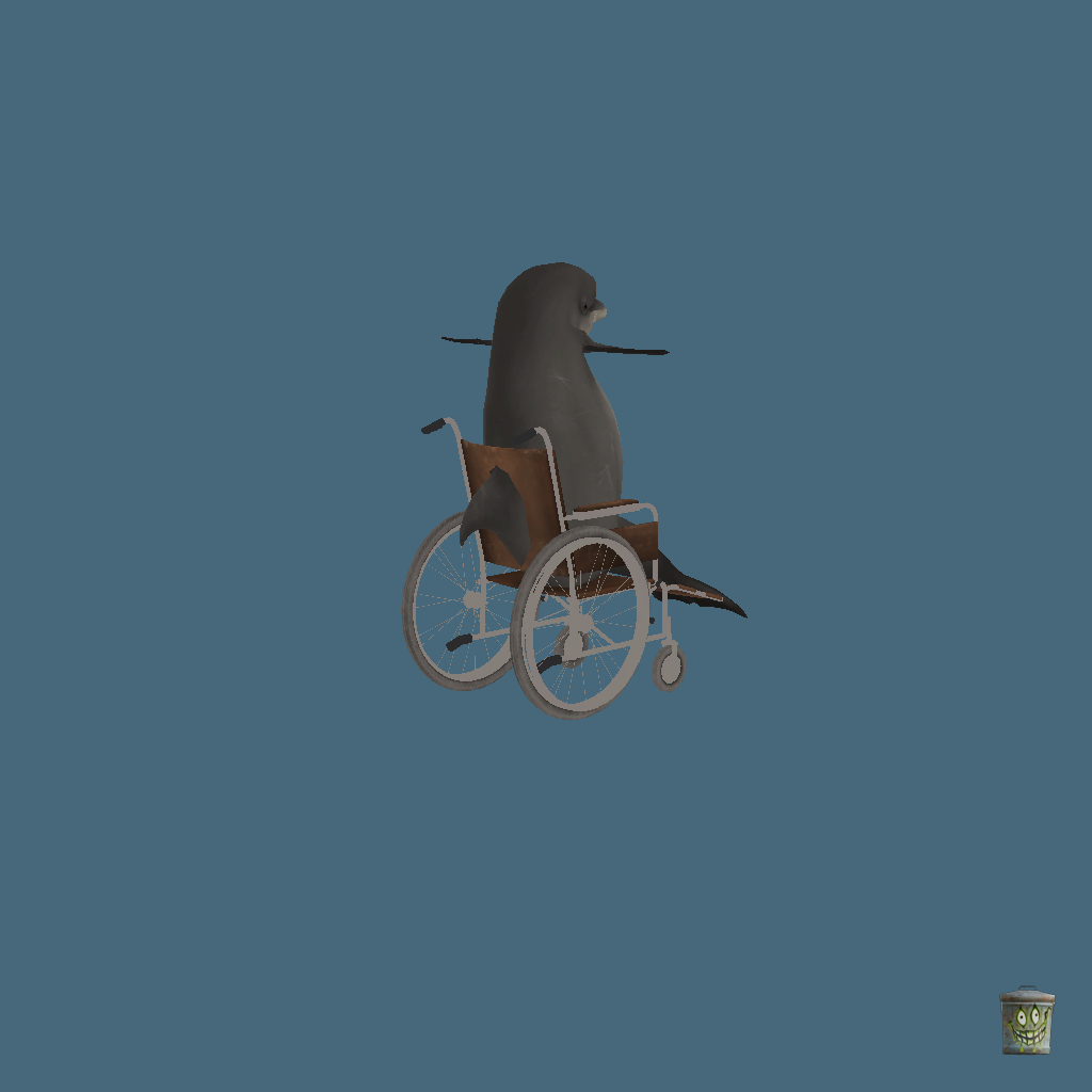 Dolph Spaghetti （Goat Simulator Payday） - Back Right
