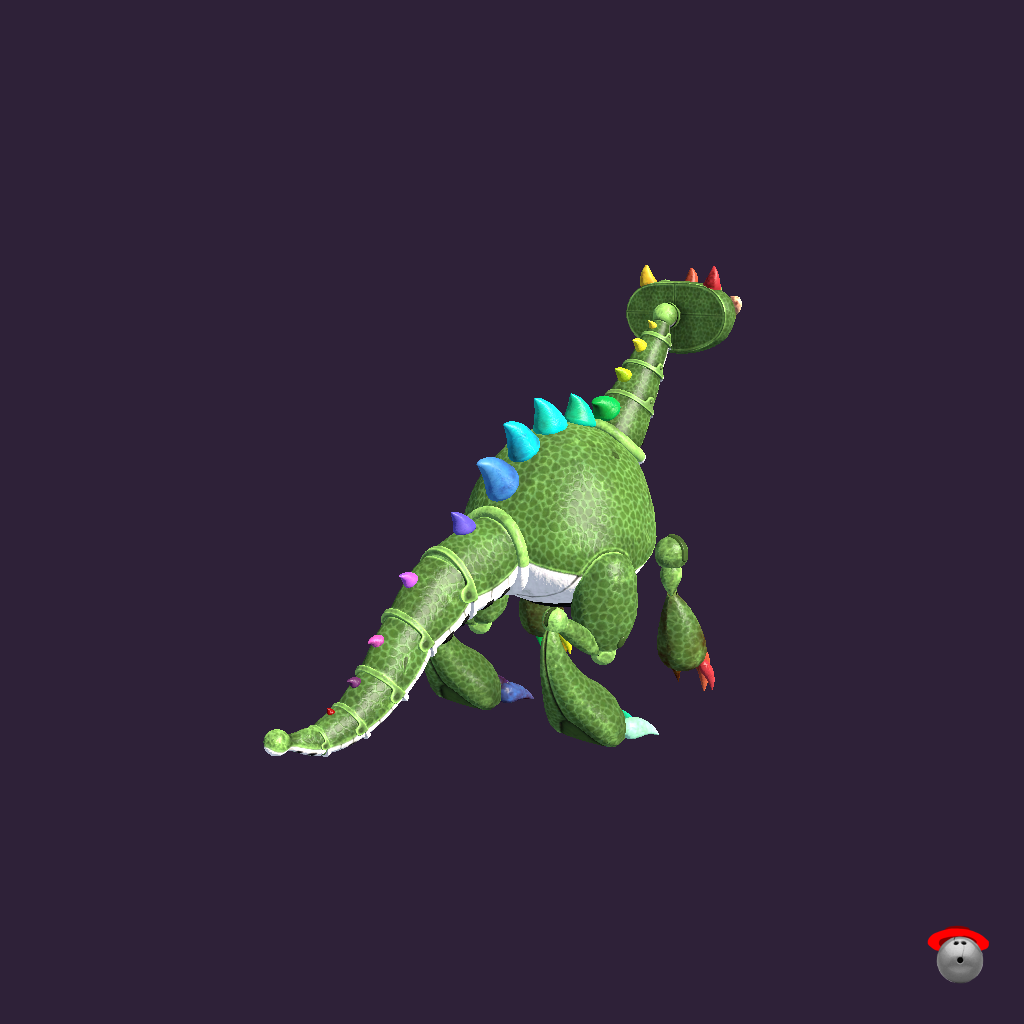 PIANOSAURUS - ［POPPY PLAYTIME CHAPTER 4］ - Back Right