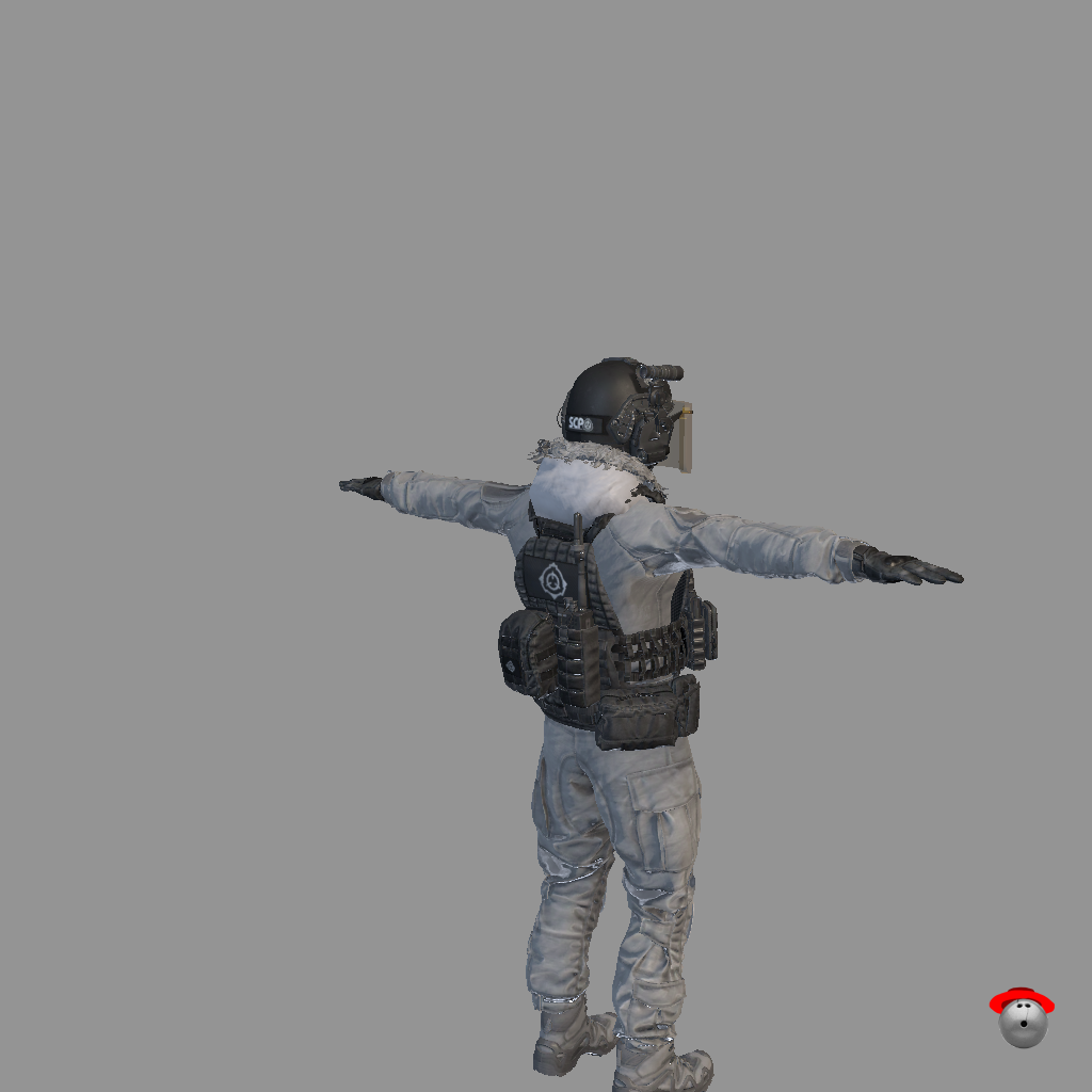 SCP Foundation Operator - Back Right