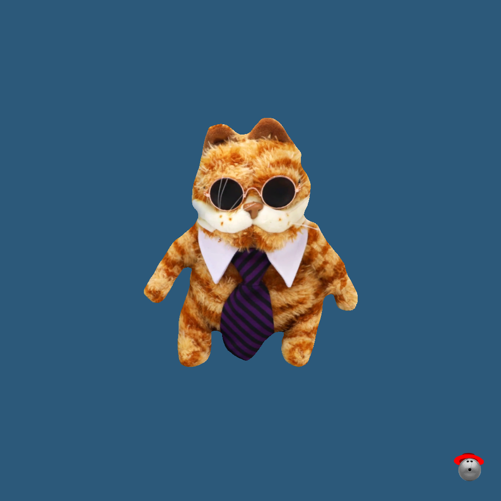 Fat Orange Cool Cat - Front