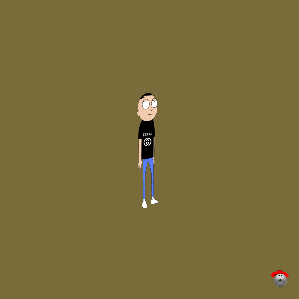 Gucci Morty （Rick and Morty） - Back Left