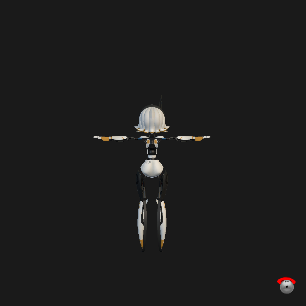 Humanoid P-body - Back