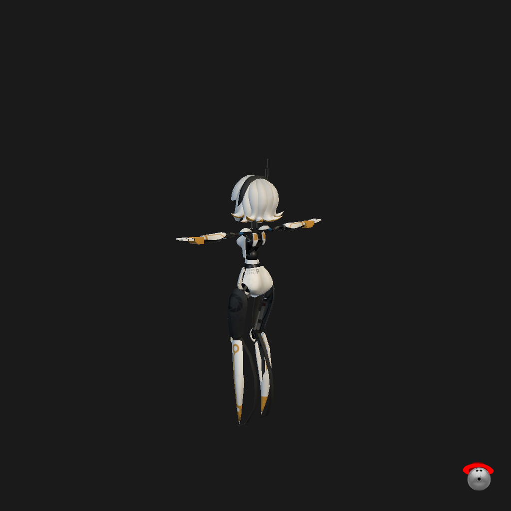 Humanoid P-body - Back Left
