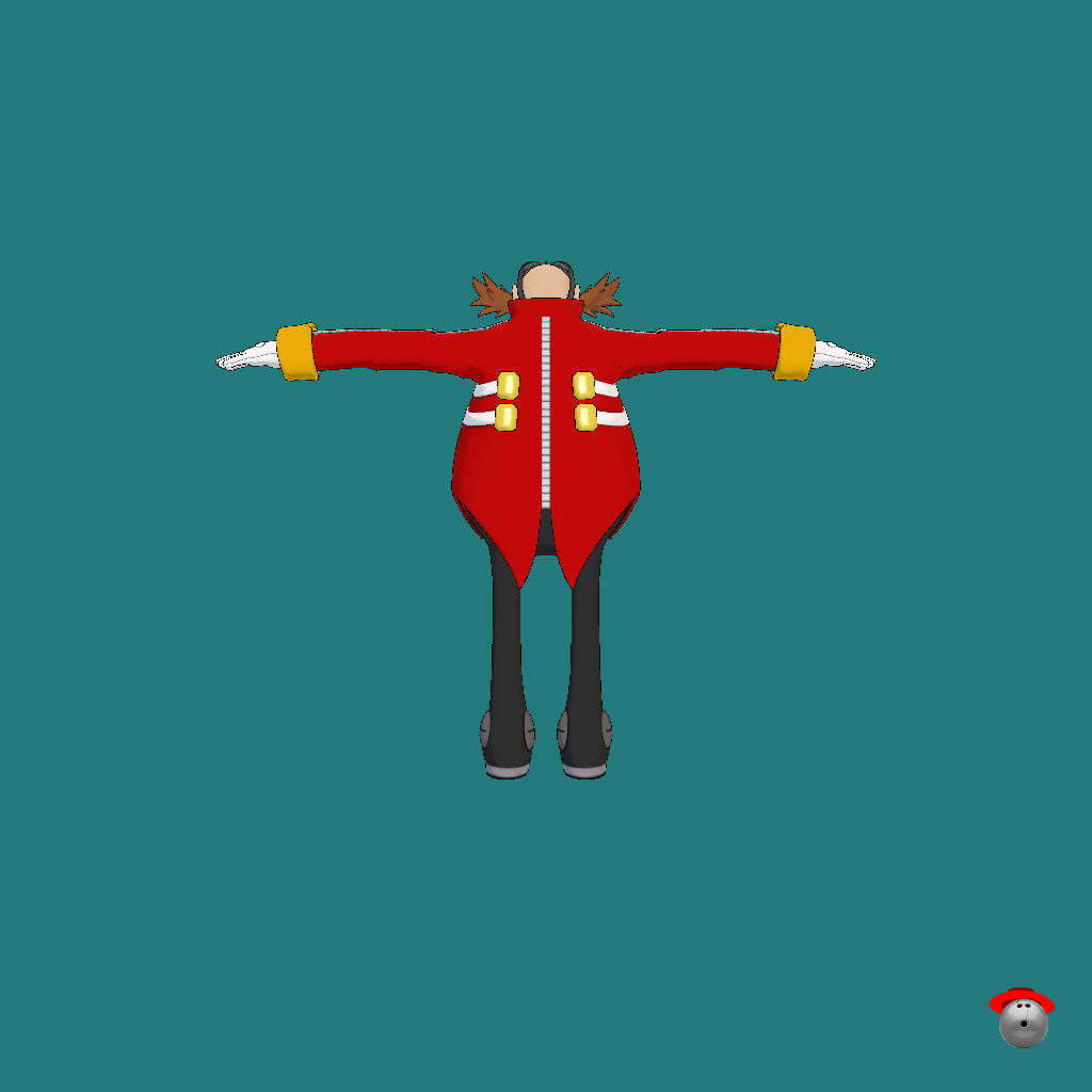Dr․ Eggman （Fortnite） - Back