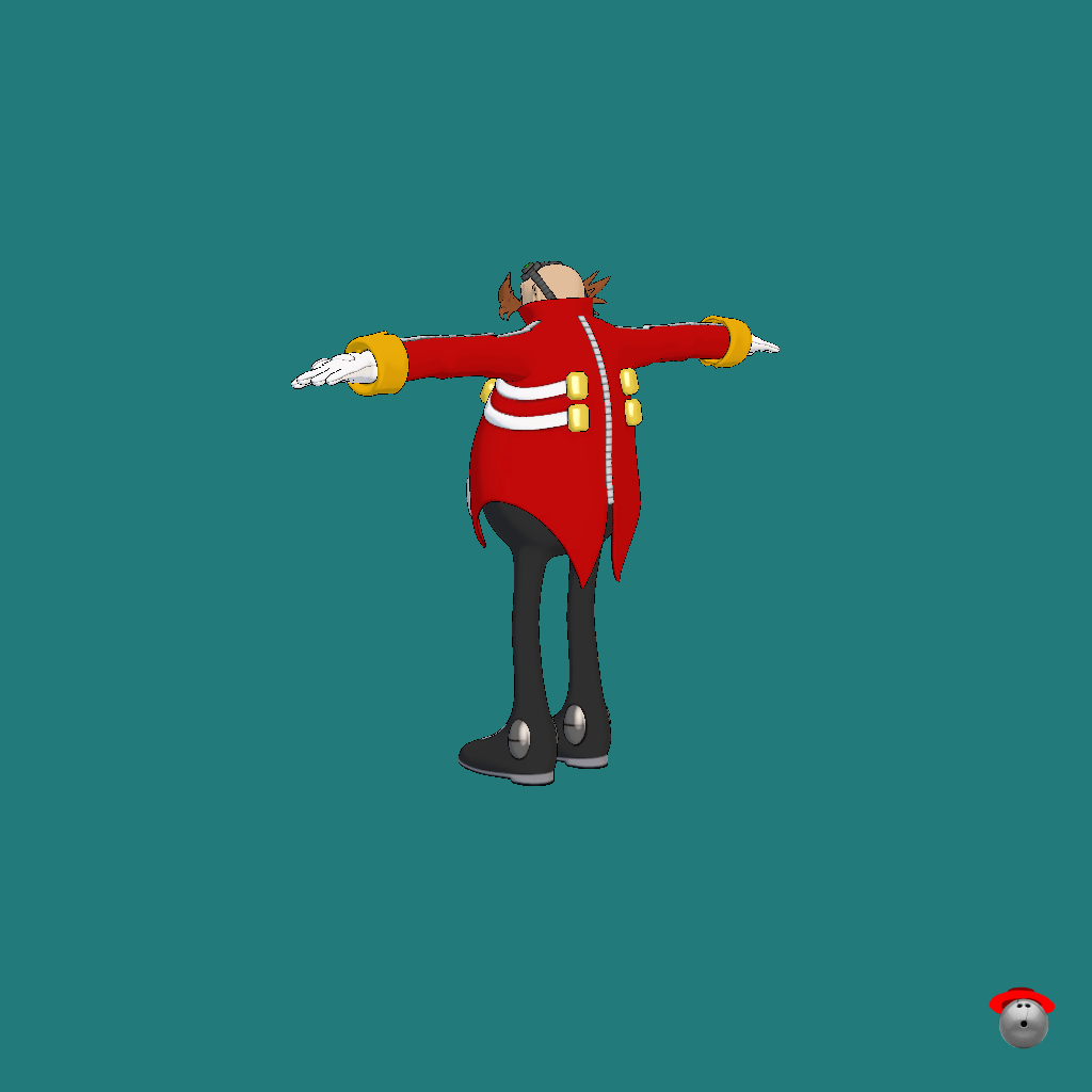 Dr․ Eggman （Fortnite） - Back Left