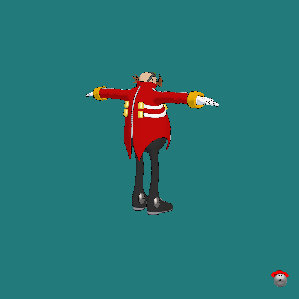 Dr․ Eggman （Fortnite） - Back Right