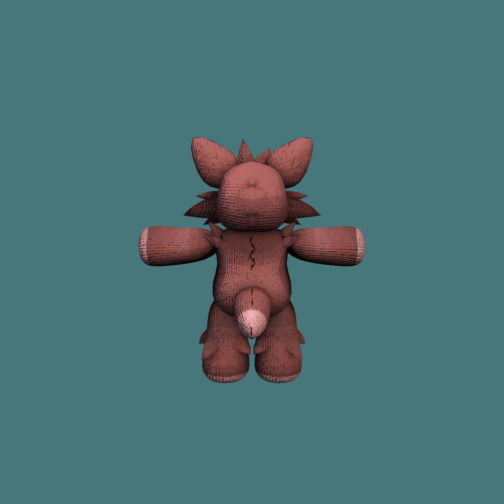 Foxy Plushie - Back