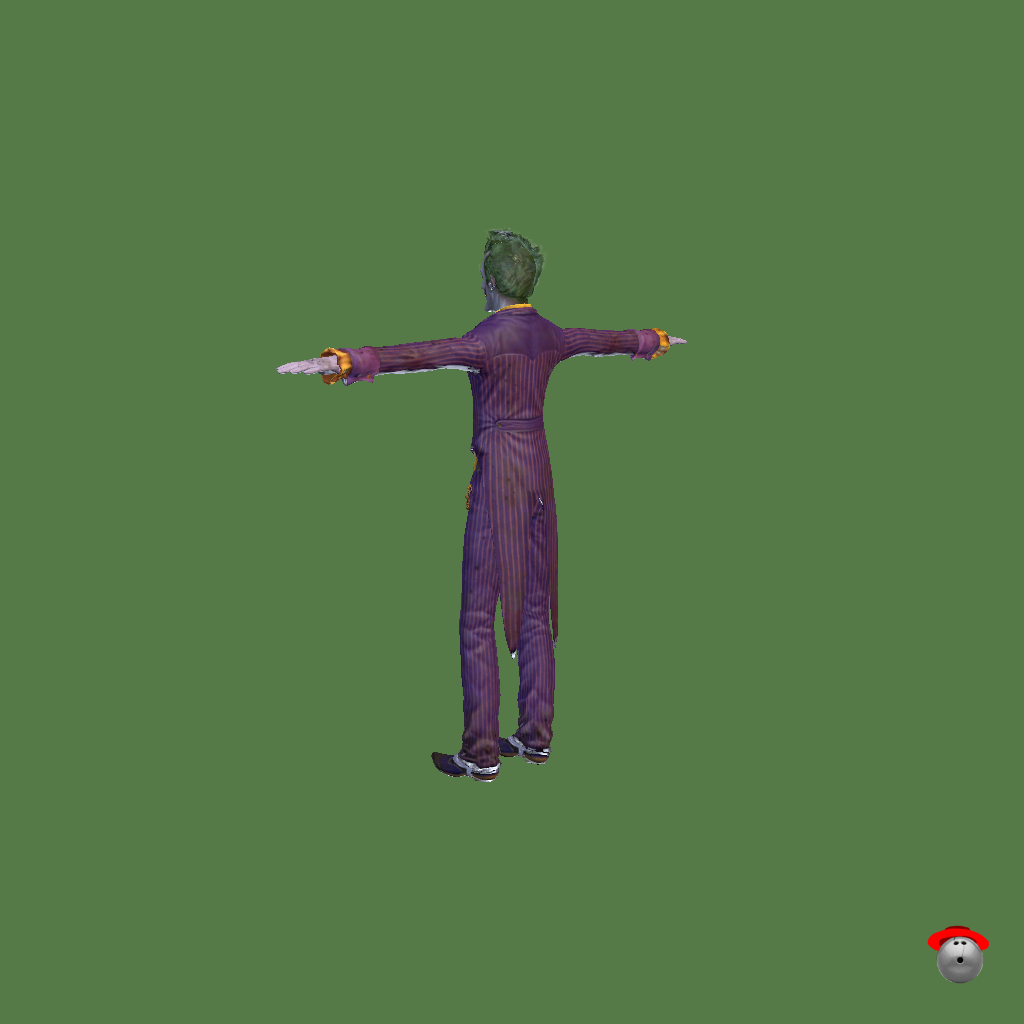 The Joker - Batman˸ Arkham City - Back Left