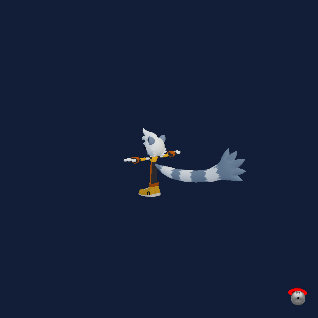 Tangle The Lemur - Back Left