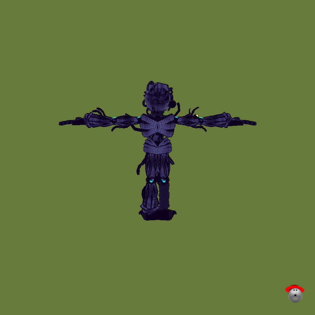 Fnaf SL ⁄ Retro Ennard - Back