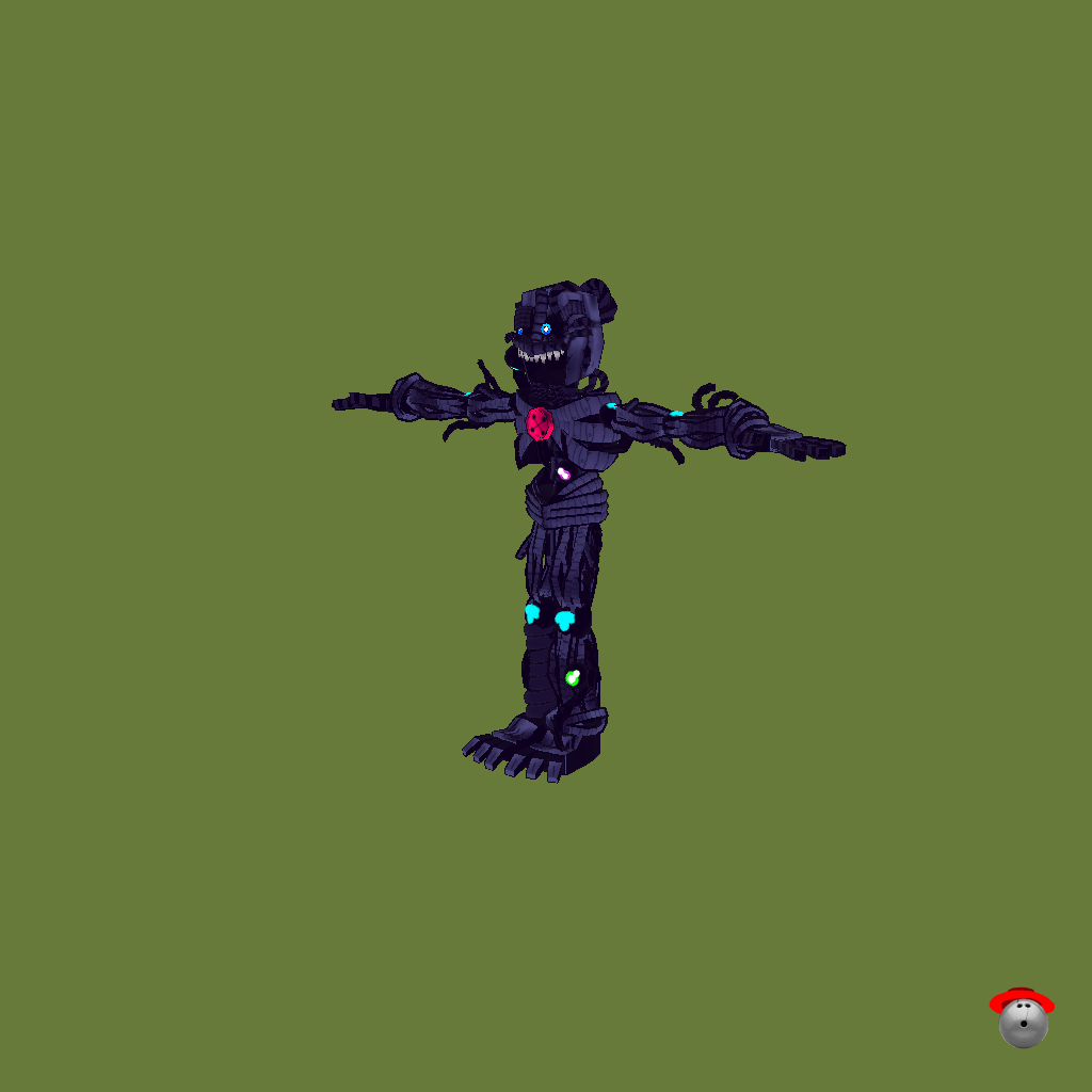 Fnaf SL ⁄ Retro Ennard - Front Left