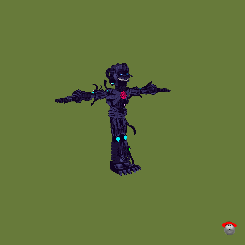 Fnaf SL ⁄ Retro Ennard - Front Right