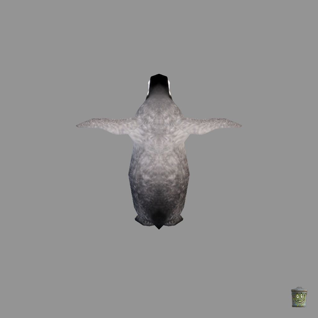 Baby Emperor Penguin - Back