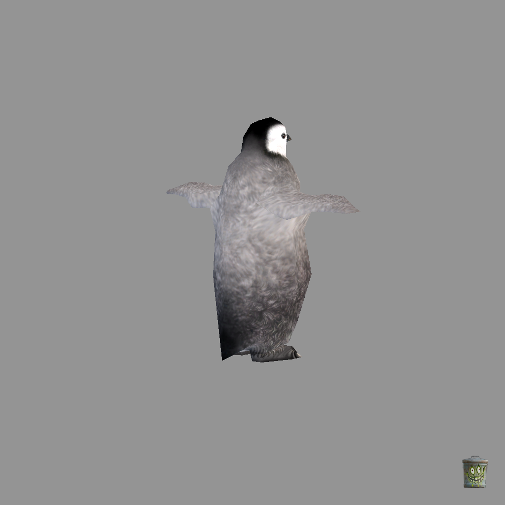 Baby Emperor Penguin - Back Right