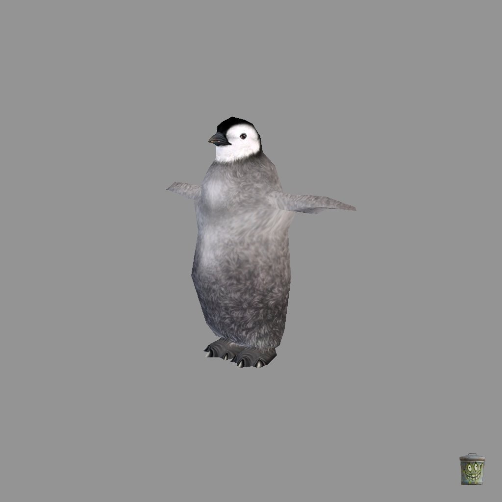 Baby Emperor Penguin - Front Left