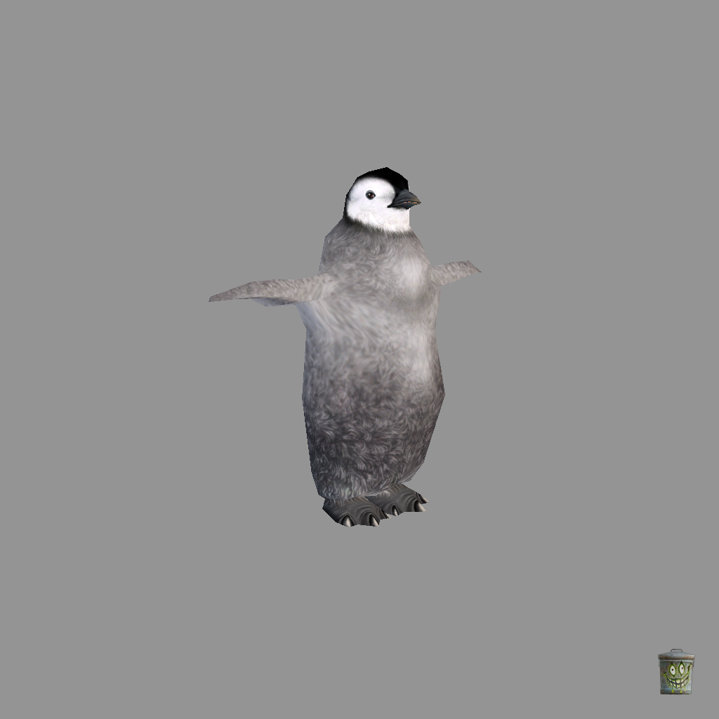 Baby Emperor Penguin - Front Right