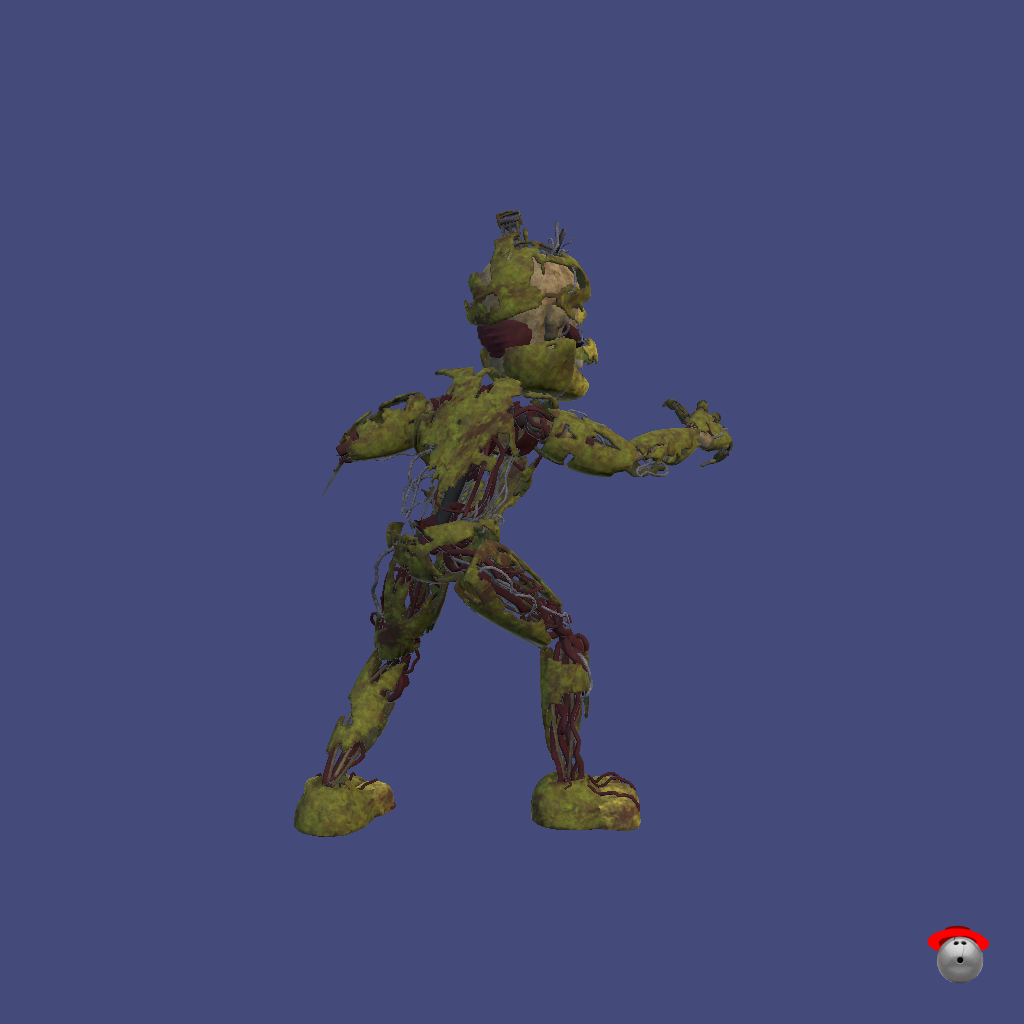 Animated scraptrap⁄Afton - Back Right